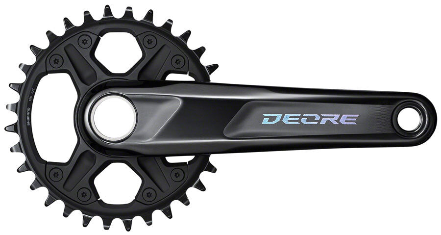 Shimano Deore FC-M6100-1 Crankset - 175mm 12-Speed Black 1