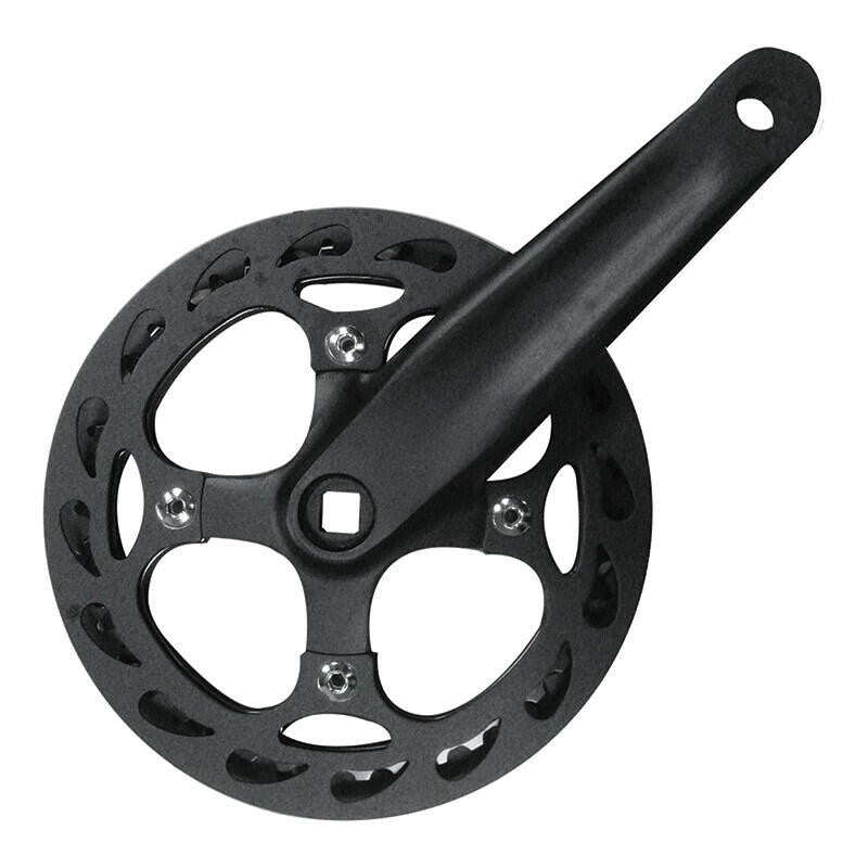 Sunlite Alloy Single Speed Dbl Guard Crankset Sunlt Ctls Aly 42x170 Dbl-cg Bk 1
