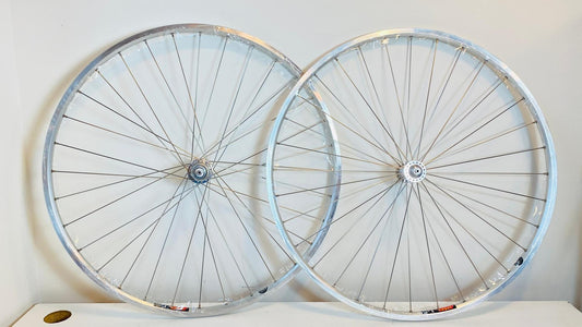 Velocity RAZOR 700c Clincher Road Wheelset 32h 8-10 Speed 100/130 - Silver 1