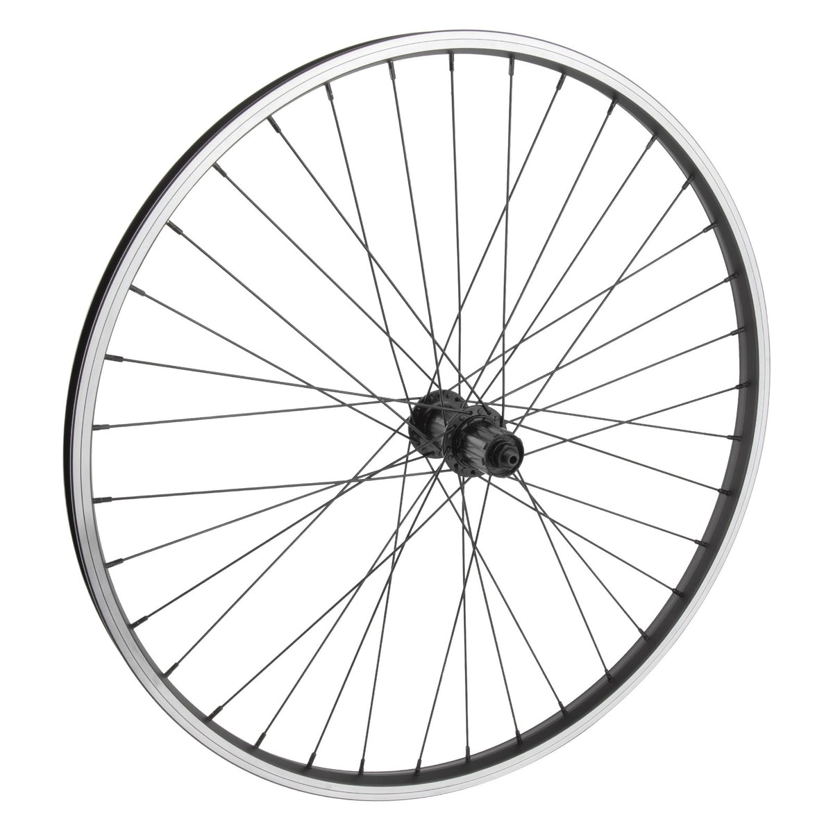 26" Rear Alloy Wheel, QR, 135mm, 8–10 Speed Cassette, Rim Brake, 36H,Single Wall 1