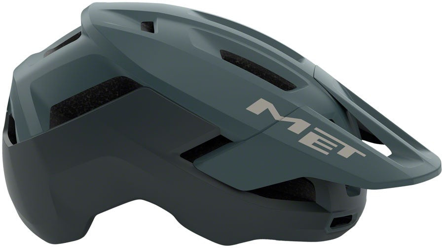 MET Terrae Mips Mountain Helmet Stone Blue Matte Small with Visor 3