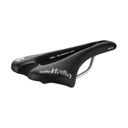 Selle Italia Max SLR Gel Superflow Saddle, L3 IDmatch, Ti 316, Fibra-Tek, Black 1