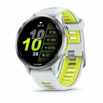 Garmin Forerunner 970 Watch Whitestone/Translucent Amp Yellow Silicone 3