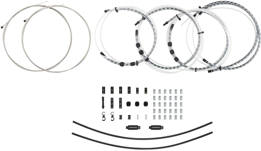 Jagwire 2x Elite Link Shift Cable Kit Gray / UltraSlick Cables 2