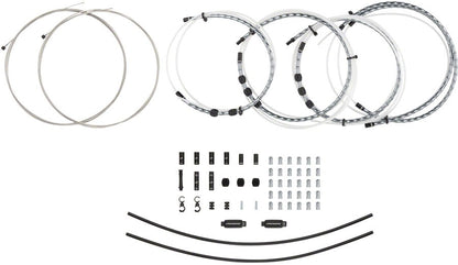Jagwire 2x Elite Link Shift Cable Kit Gray / UltraSlick Cables 2