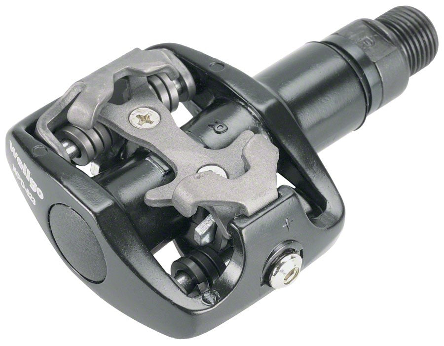 Wellgo WPD-823 Pedals - Dual Sided Clipless, Aluminum, 9/16", Black 1