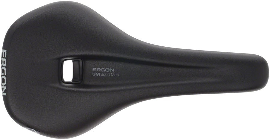 Ergon SM Sport Black Synthetic Saddle for Men, Sit-Bone Width 12-16 cm 2