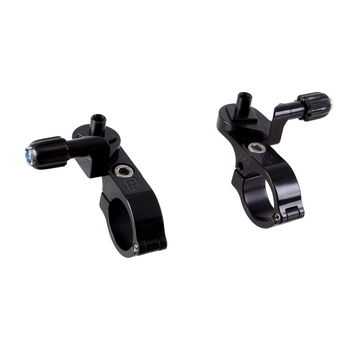 Paul Components Microshift Thumbies Shifter Mounts, Black Pair 1
