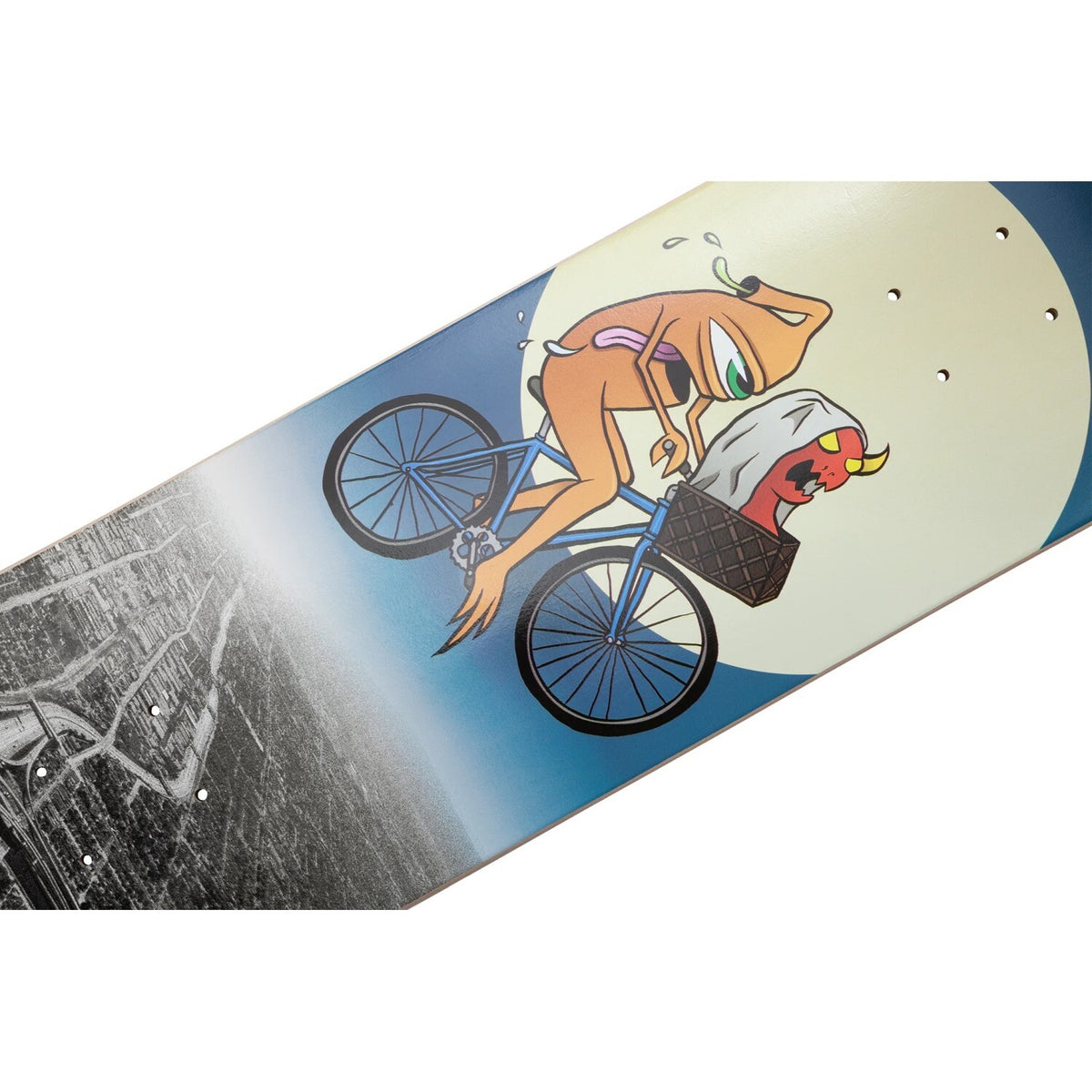 Fairdale x Toy Machine Skatedeck 8.5" - Red/Blue/Gray Limited Edition 3