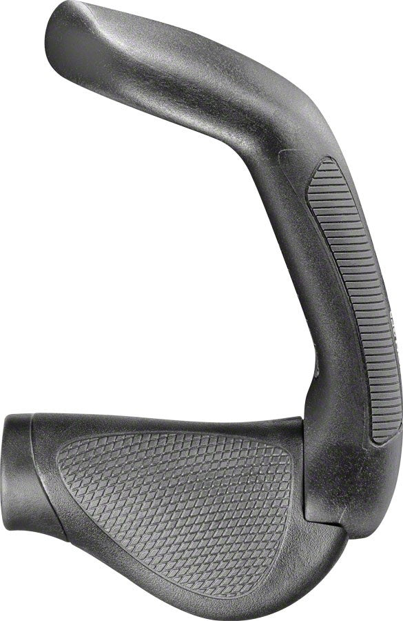 Ergon GP5 Grips - Black/Gray, Lock-On, Rohloff/Nexus 1