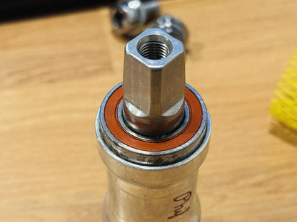 NOS Phil Wood Square Taper JIS Bottom Bracket Spindle 68x127mm 2