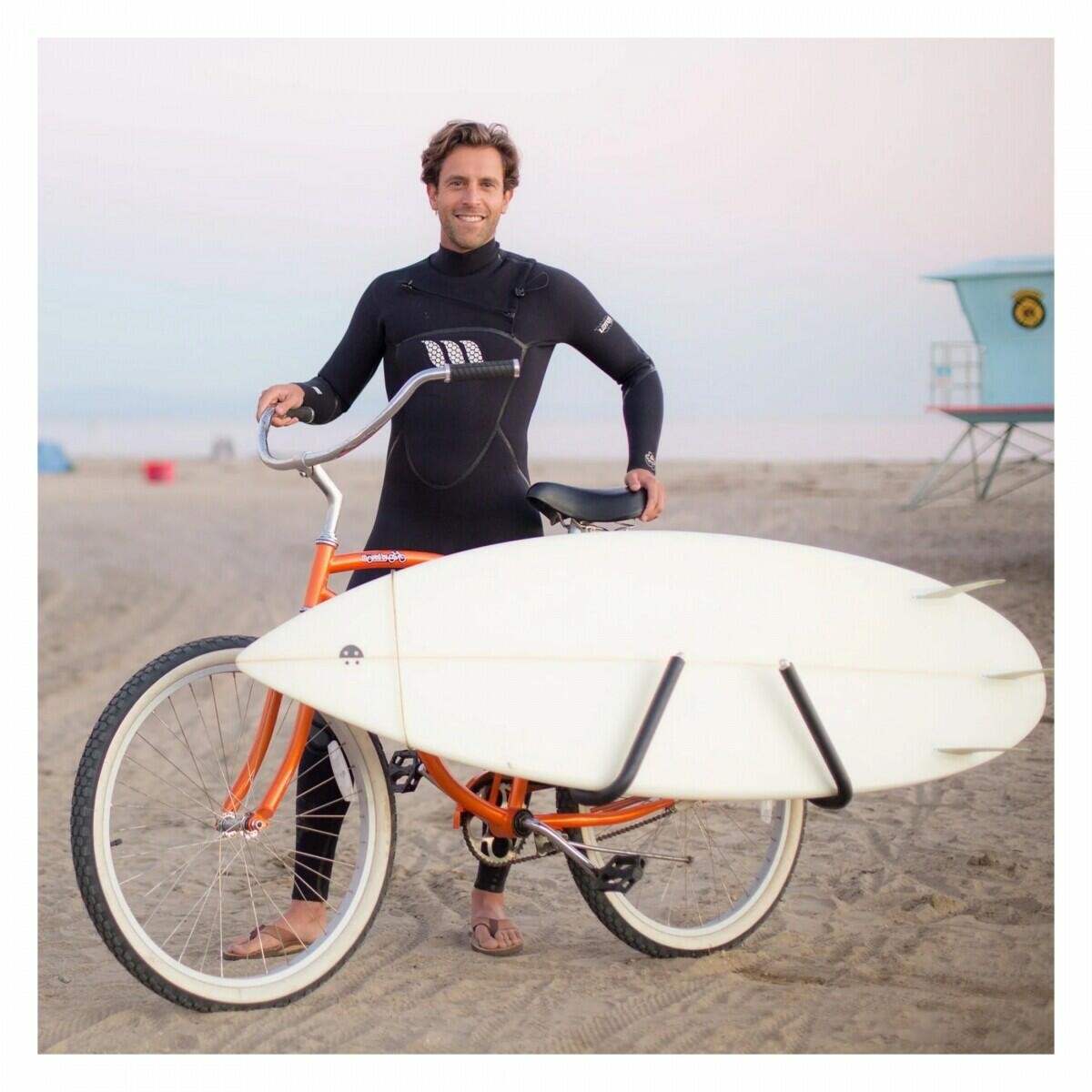 Moved by Bikes Surfboard Carrier Bike Rack - Short & Boogie Boards - up to 7ft 2