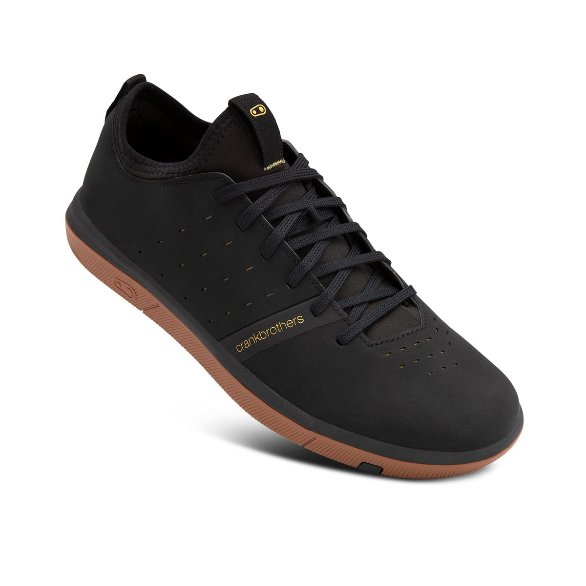 Crank Brothers Mountain Shoes STAMP STREET LACE BLACK / GOLD - GUM OUTSOLE 11.0 1