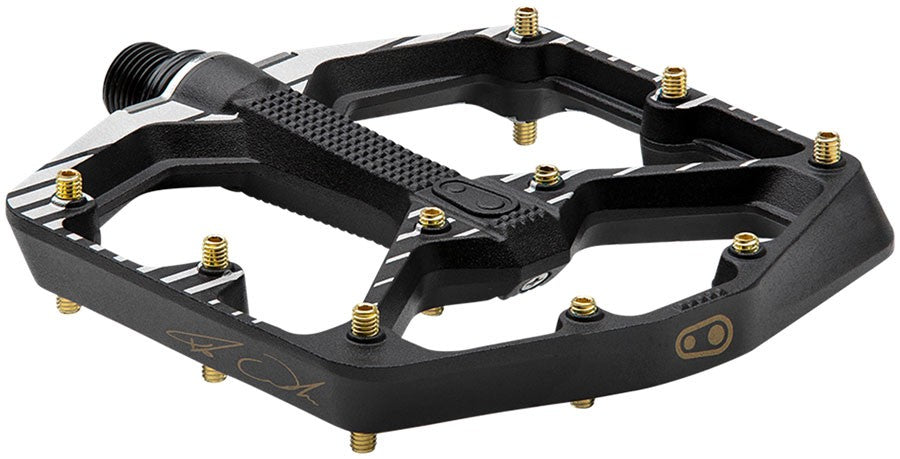 Crankbrothers Stamp 7 Pedals - Platform, Aluminum, 9/16", Black, Large, Fabio 2
