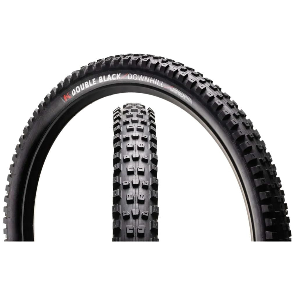 Kenda Double Black Tire - 29 x 2.60 Tubeless Folding Black All Mountain Triple 1