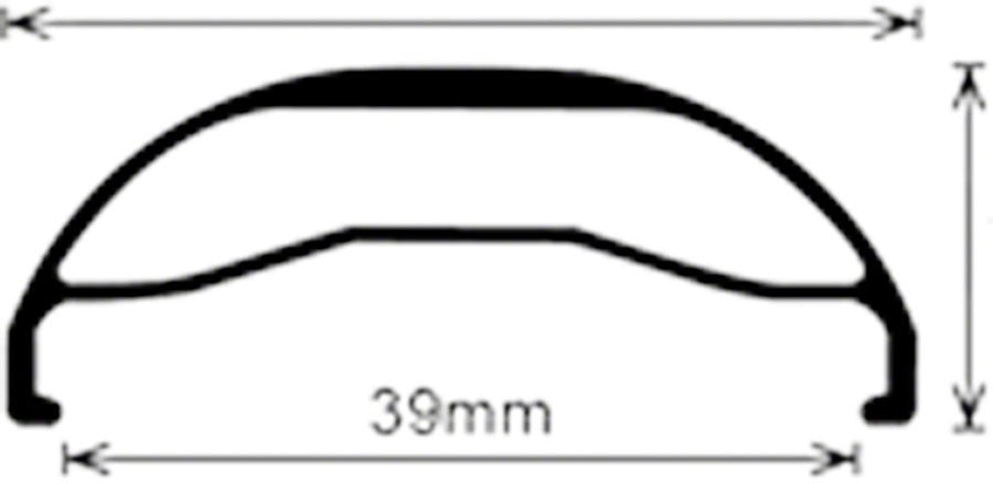 Velocity Dually Rim, 45mm 29" 32h Black 2