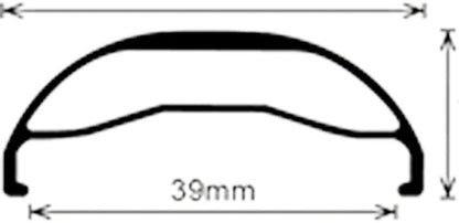 Velocity Dually Rim, 45mm 29" 32h Black 2