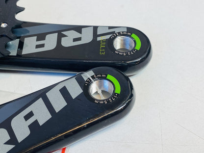 SRAM Force 22 Carbon Fiber 2x11s 172.5mm GXP Crankset 53/39t NOS w/o BB 5