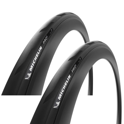 2x Michelin PRO5 TLR 700x40C Folding Tubeless Ready Road Tires Black 1
