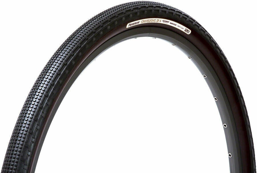 Panaracer GravelKing SK Plus Tire - 700 x 50 Tubeless Folding Black ProTite 1