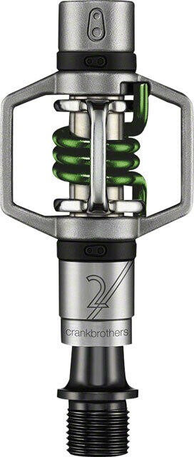 Crank Brothers Egg Beater 2 Pedals with Green Spring 1