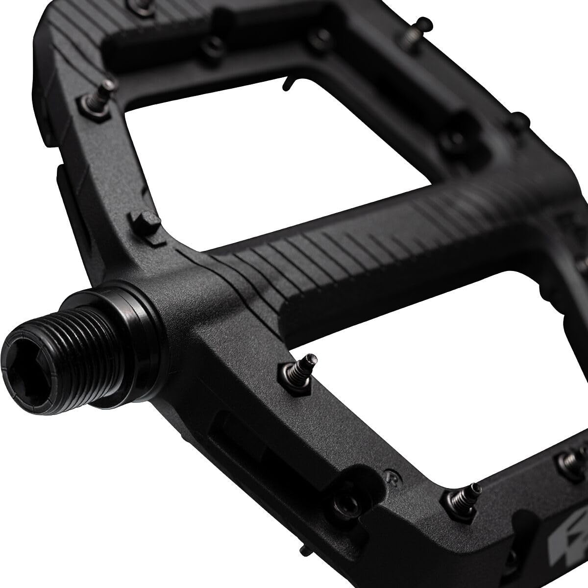 Raceface Chester Large Platform Pedals Cr-Mo Spindle 9/16" Black Pair 5