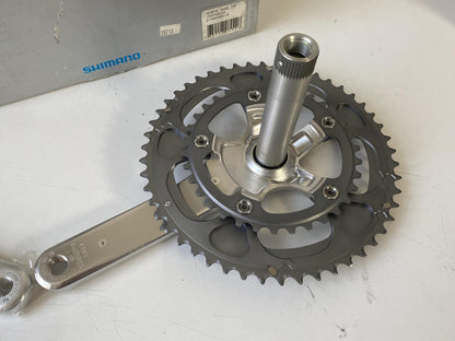 NOS Shimano FC-R700 Crankset 50/34T 175mm 2x10S Hollowtech II Worn Box 6