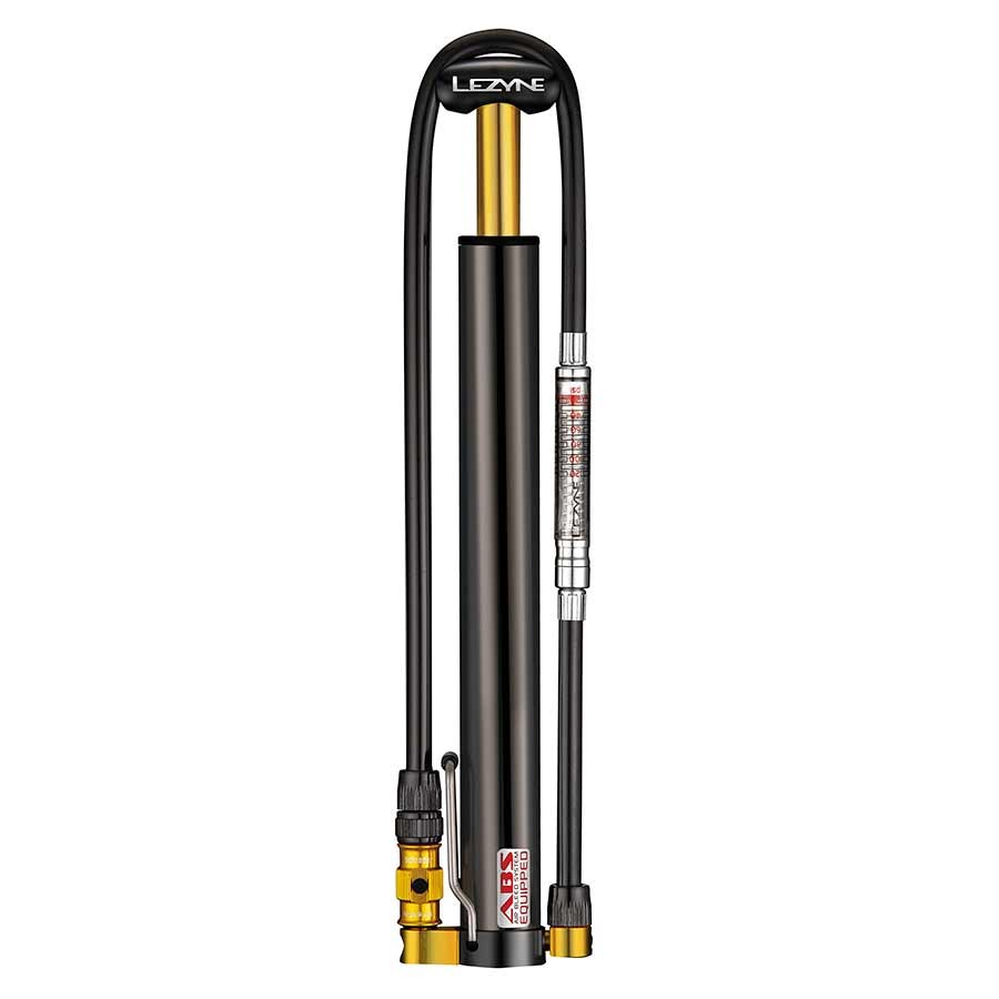Lezyne Micro Floor Drive HVG Pump Black with Gauge 90psi, ABS Flip Chuck 2