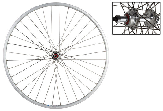 Weinmann LP18 Read Road Wheel 27x1 Silver 36H Origin-8 SB 5/6/7sp QR Hub 126mm 1