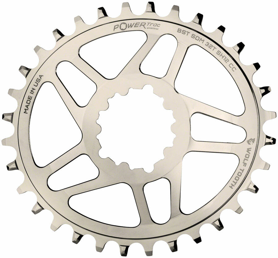 Wolf Tooth Elliptical Direct Mount Chainring 32t for SRAM Direct Mount for SRAM 1