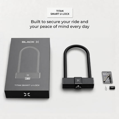OnGuard BLACK X Titan Smart Shackle U-Lock - Standard 7