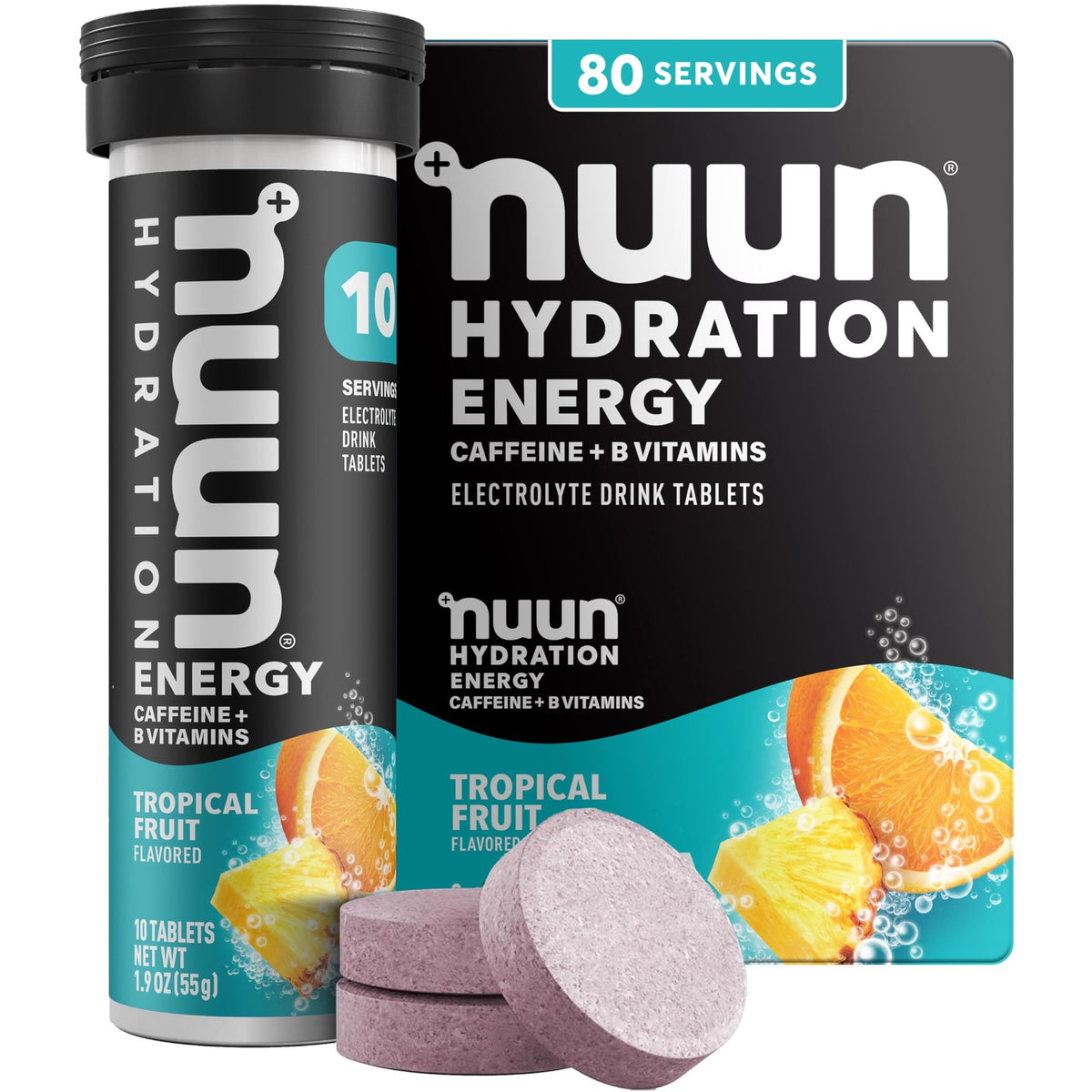 Nuun Energy Caffeine + B Vitamins, Electrolyte Hydration Tablets with Caffeine 1