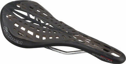 Tioga Spyder Stratum Saddle Chromoly Rails Black/Black Smoke Cover 1