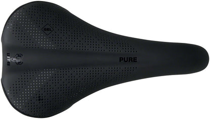 WTB Pure Black Saddle 275mm Width Chromoly Rails Lightweight Padding 3