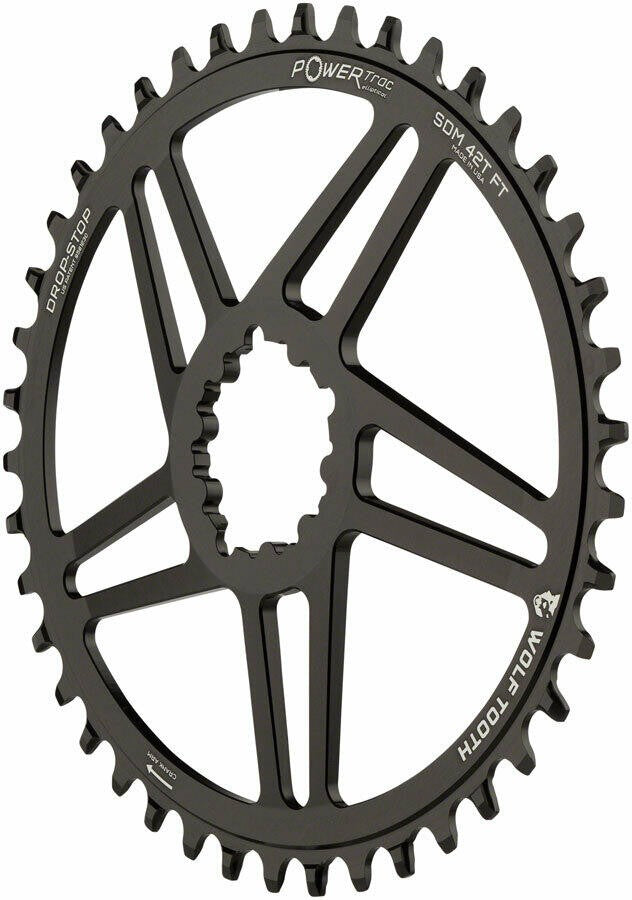 Wolf Tooth Elliptical Direct Mount Chainring - 42t for SRAM Direct Mount 6mm 1