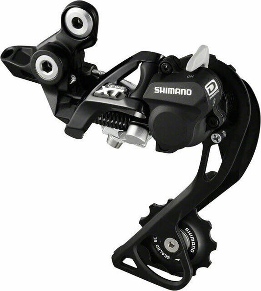 Shimano XT M786-GS 10-Speed Medium Cage Shadow Plus Rear Derailleur Black 1