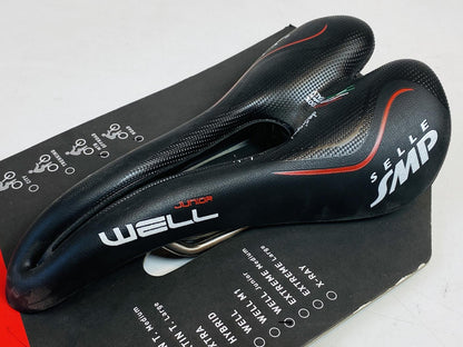 NOS Selle SMP Well-Junior Black SS Rails 130mm 2