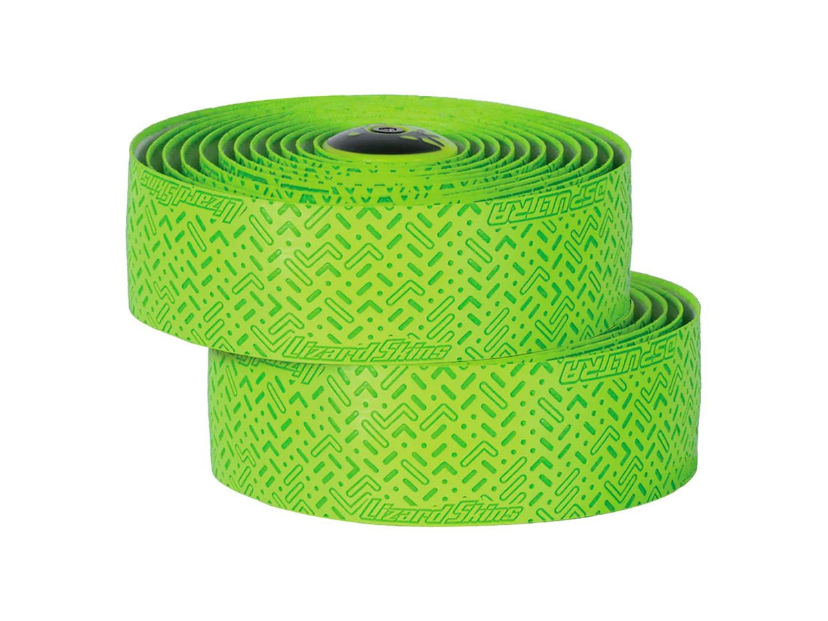 Lizard Skins 2.7mm DSP Ultra Handlebar Tape Set One size Visibility Green 2