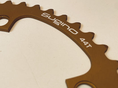 Unused Sugino Pista Track Chainring 130BCD 44t 1/8" - Gold Anodized 2
