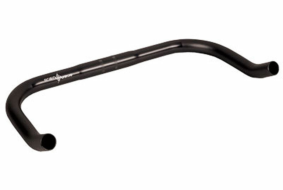 Origin8 Bullhorn Handlebar 40cm Black 26.0mm Clamp Track Fixed Gear Urban Bike 1