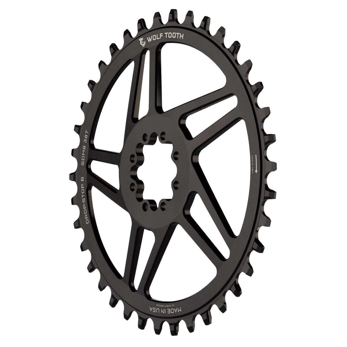 Wolf Tooth Drop-Stop B 36T Direct Mount Chainring for 8-Bolt Cranks 6