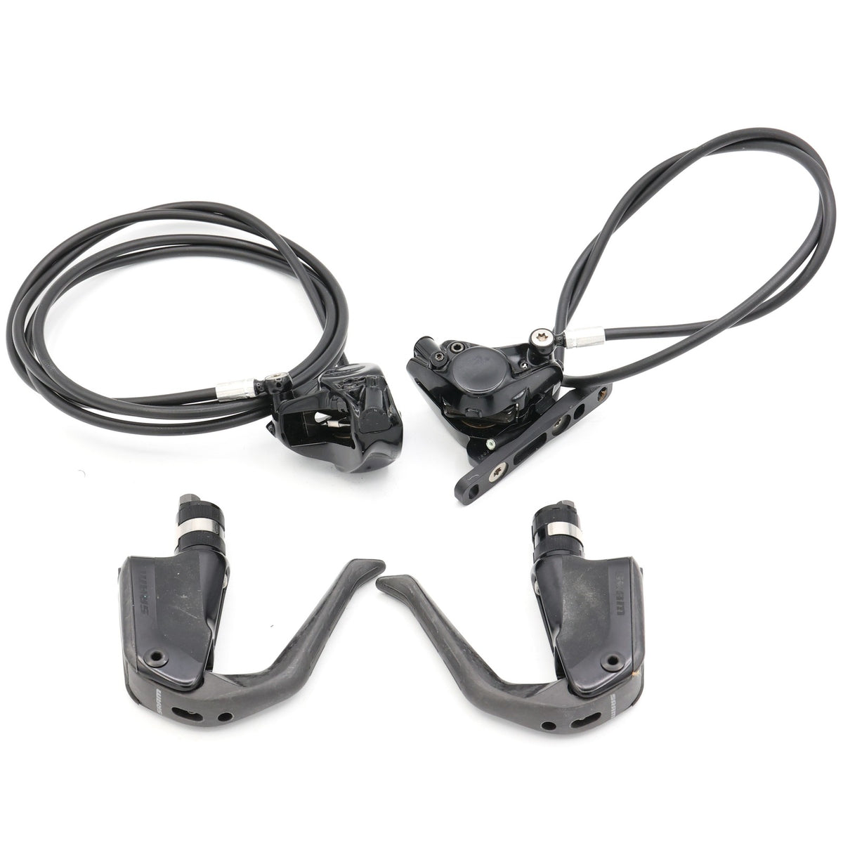 SRAM S-900 Aero HRD Hydraulic Disc Brake Lever Caliper Set TT Tri Carbon 2