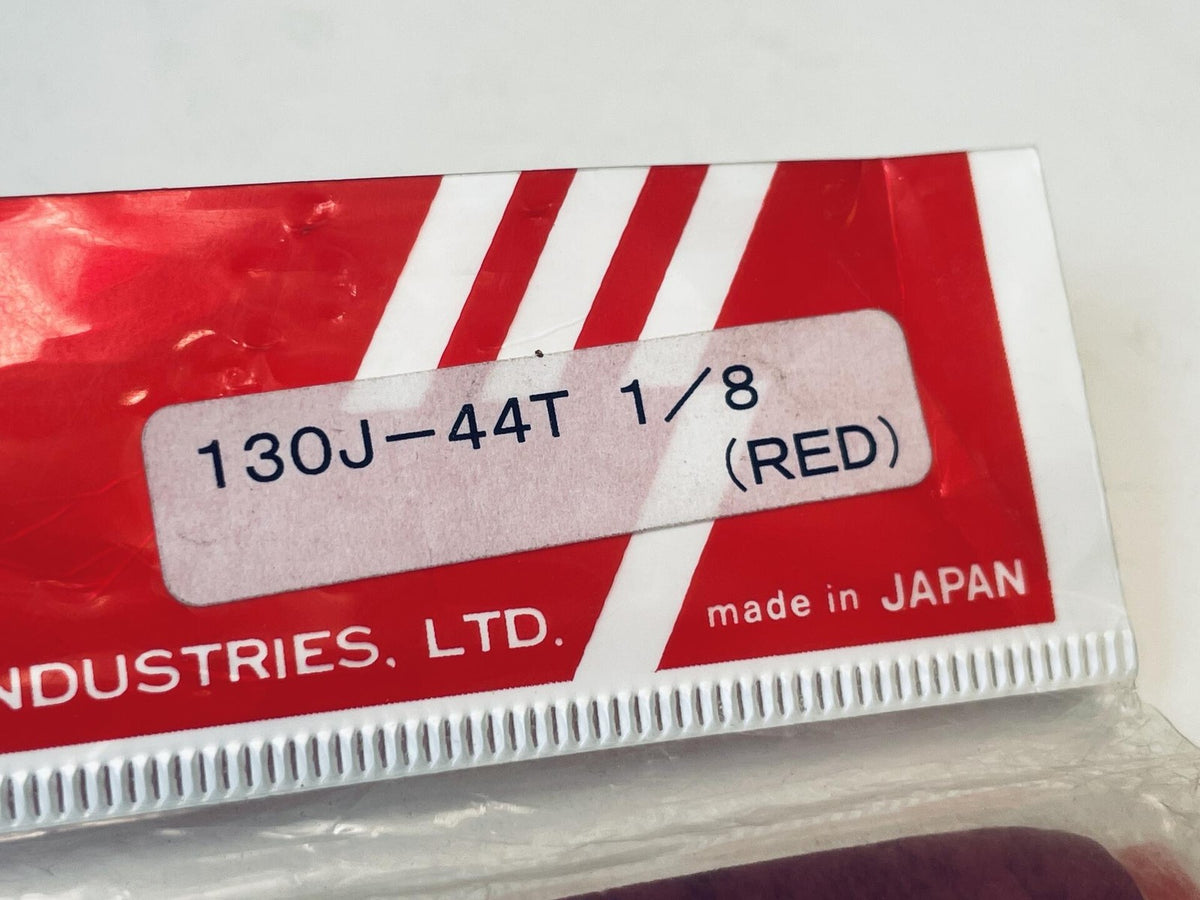 NOS Sugino Pista Track Chainring 130BCD 44t 1/8" - Red Anodized 3