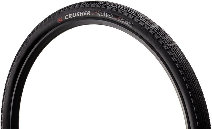 Kenda Crusher Tire - 700 x 45 Tubeless Folding Black Race Pace 1