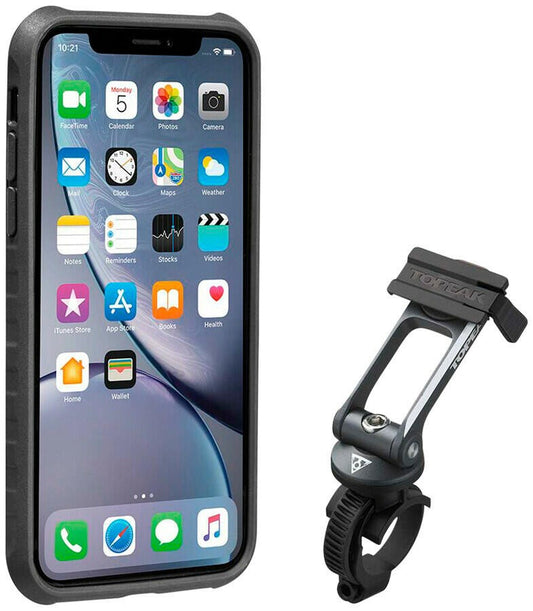 Topeak Ridecase with Mount - Fits iPhone XR Black/Gray 1