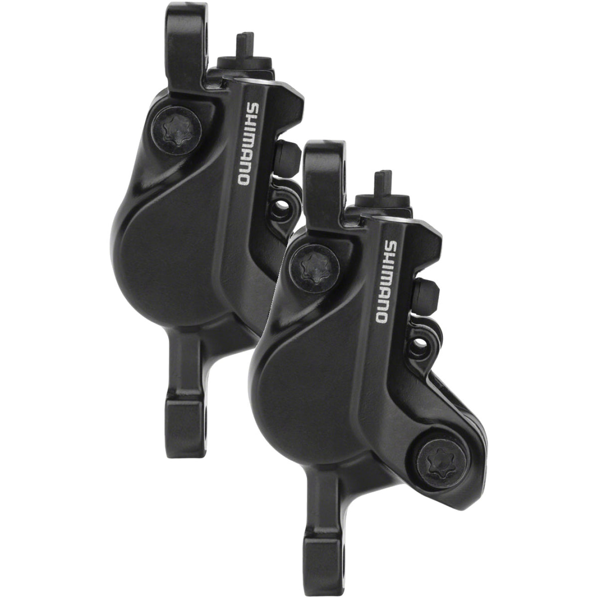 2x Shimano BR-MT500 Hydraulic Disc Brake Caliper Front or Rear Post Mount 1