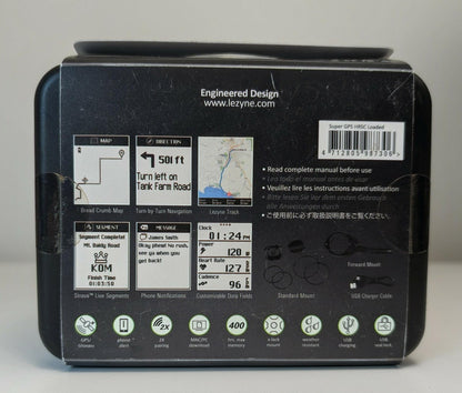 NOS Lezyne Super GPS HRSC Loaded Kit: GPS + Heart Rate + Speed Cadence 3