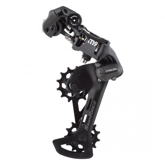 SunRace M900 Rear Derailleur - 9-Speed Medium Cage Black Shimano Rear 1