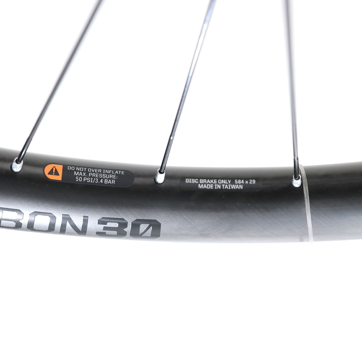 Bontrager Line Carbon 30 TLR 27.5 Front Wheel Boost 110 6-Bolt OCLV 4