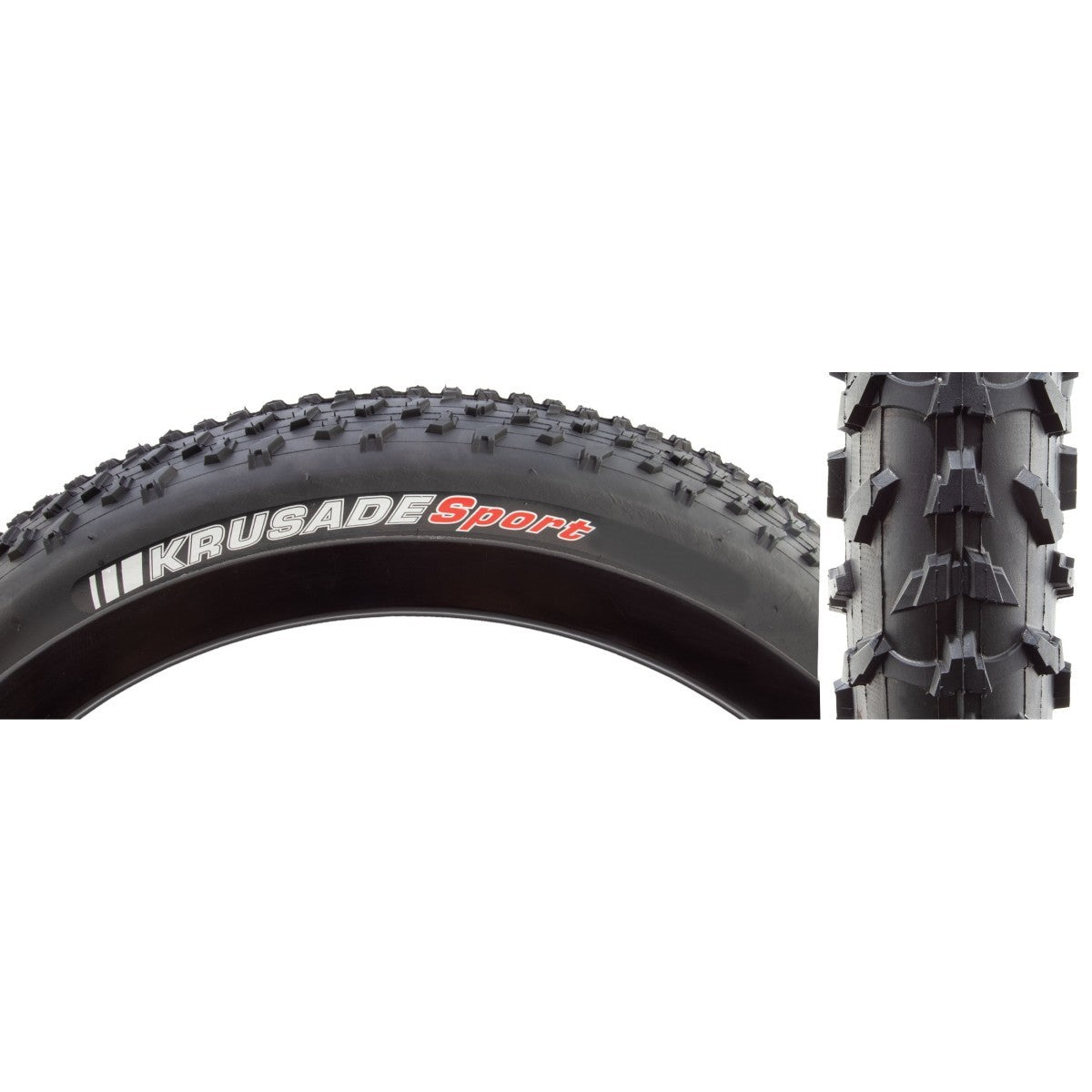 Kenda Krusade Sport Fat Tire 20x4.0 Black Wire Bead SRC 60TPI Ebike 1